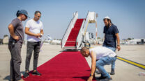 החזרה הגנרלית לטקס קבלת הפנים לנשיא ארה"ב ג'ו ביידן בנתב"ג (יוסי אלוני \ פלאש90)