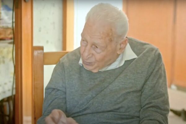 דונאטו די ורולי, ניצול השואה האחרון שחי ברומא ונפטר בגיל 98 (צילום: אלבום פרטי, מתוך טוויטר)