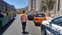 זירת התאונה בירושלים (צילום: דוברות איחוד הצלה)