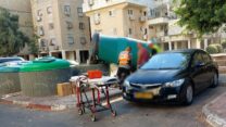 זירת תאונה באשדוד (צילום: איחוד הצלה)