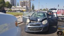 תאונת דרכים בה נהרג נער בן 15 בצומת קרית מלאכי (צילום: דוברות איחוד הצלה)