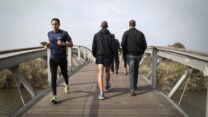 מעונן בגשר הירקון בתל אביב (צילום: הדס פרוש/פלאש 90)