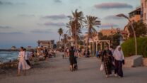 חוף בת גלים בחיפה (צילום: שיר תורם/פלאש 90)