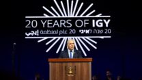 ראש הממשלה, יאיר לפיד, באירוע 20 שנה להקמת ארגון הנוער הגאה (איג"י) בבית האופרה בתל אביב (צילום: עמוד הטוויטר של יאיר לפיד)