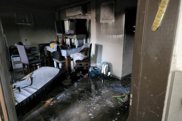 שבעה פצועים בשריפה שפרצה בדירה בנתניה, בן 11 חולץ במצב קשה