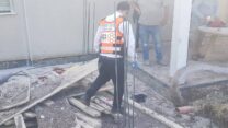 זירת התאונה בקיבוץ דברת (צילום: דוברות איחוד הצלה)