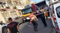 זירת התאונה בחולון (צילום: דוברות איחוד הצלה)