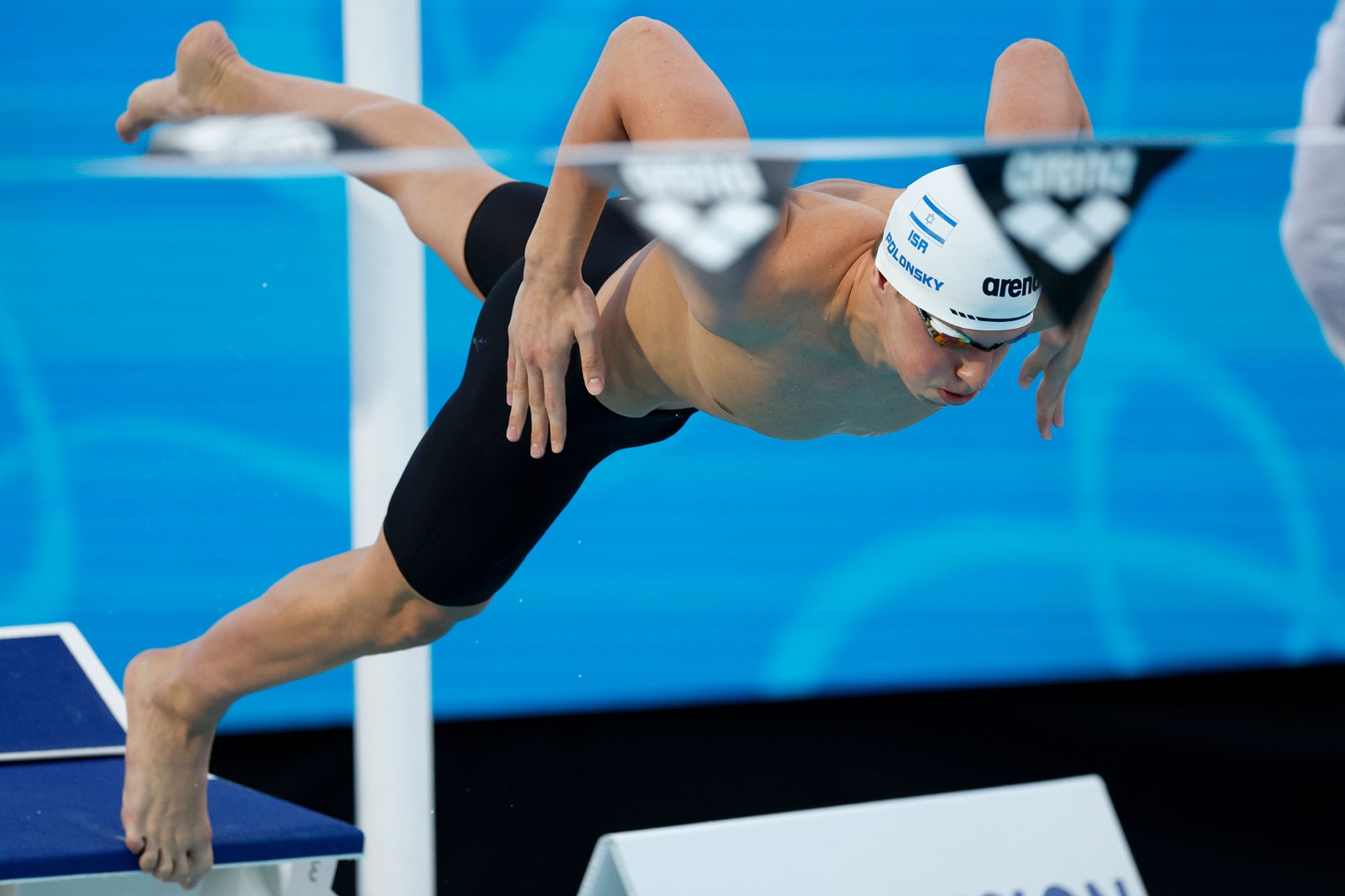 רון פולונסקי באליפות אירופה בשחייה (צילום: סימונה קסטרווילארי, באדיבות איגוד השחייה)