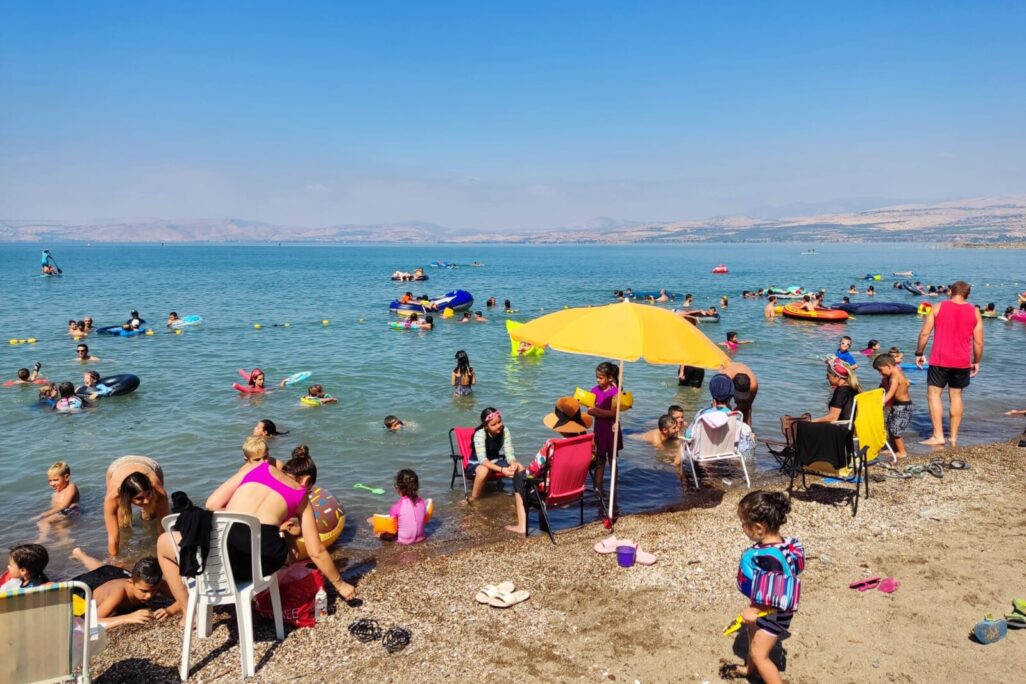 חוף דוגה בכנרת (צילום: טלי בר, איגוד ערים כינרת) חוף דוגה בכנרת (צילום: טלי בר, איגוד ערים כינרת)