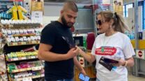 הסברה נגד יוקר המחייה בסופר (צילום: ההסתדרות והנוער העובד והלומד)