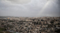 שמיים מעוננים מעל ירושלים (צילום ארכיון: הדס פרוש/פלאש 90)