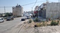 זירת הפיגוע סמוך לקרית ארבע (צילום: רשתות חברתיות, סעיף 27א לחוק זכות יוצרים)