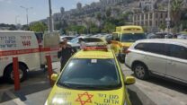 זירת תאונת עבודה בחיפה (צילום: שמואל קהלני, תיעוד מבצעי מד"א)