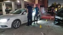 זירת ירי בלוד (צילום ארכיון: דוברות המשטרה)