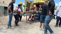 תאונה באתר בנייה (צילום ארכיון: דוברות איחוד הצלה)