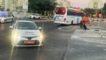 תאונת דרכים באשדוד בה נהרג ילד בן 8 (צילום: דוברות המשטרה)