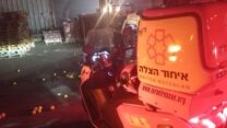 זירת התאונה ברחובות (צילום: איחוד הצלה)