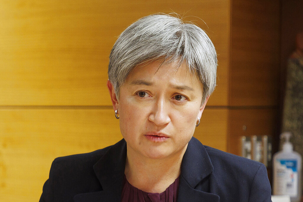 פני וונג, שרת החוץ האוסטרלית (צילום: AP Photo)