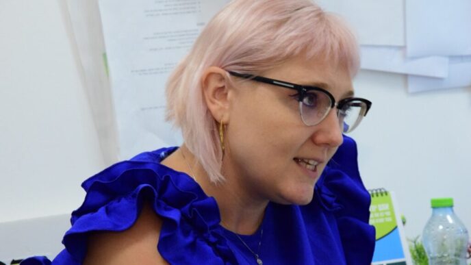 Ludmilla Bricksman. "Our way of studying teaches all students to respect those who are different from them, and to help others" (Photo: Or Guetta)