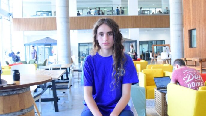 Sasha Ginsburg. "My Hebrew wasn’t good when I started studying here" (Photo: Or Guetta)