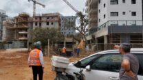 זירת תאונת עבודה (צילום: איחוד הצלה)