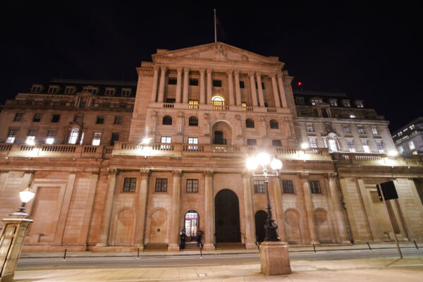 הבנק המרכזי של אנגליה (צילום: AP Photo/Alberto Pezzali)