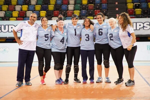 נבחרת הנשים של ישראל בכדורשער (צילום: ההתאחדות הישראלית לספורט נכים)