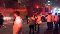 השריפה בבניין בשכונת הדר בחיפה (צילום: איחוד הצלה)