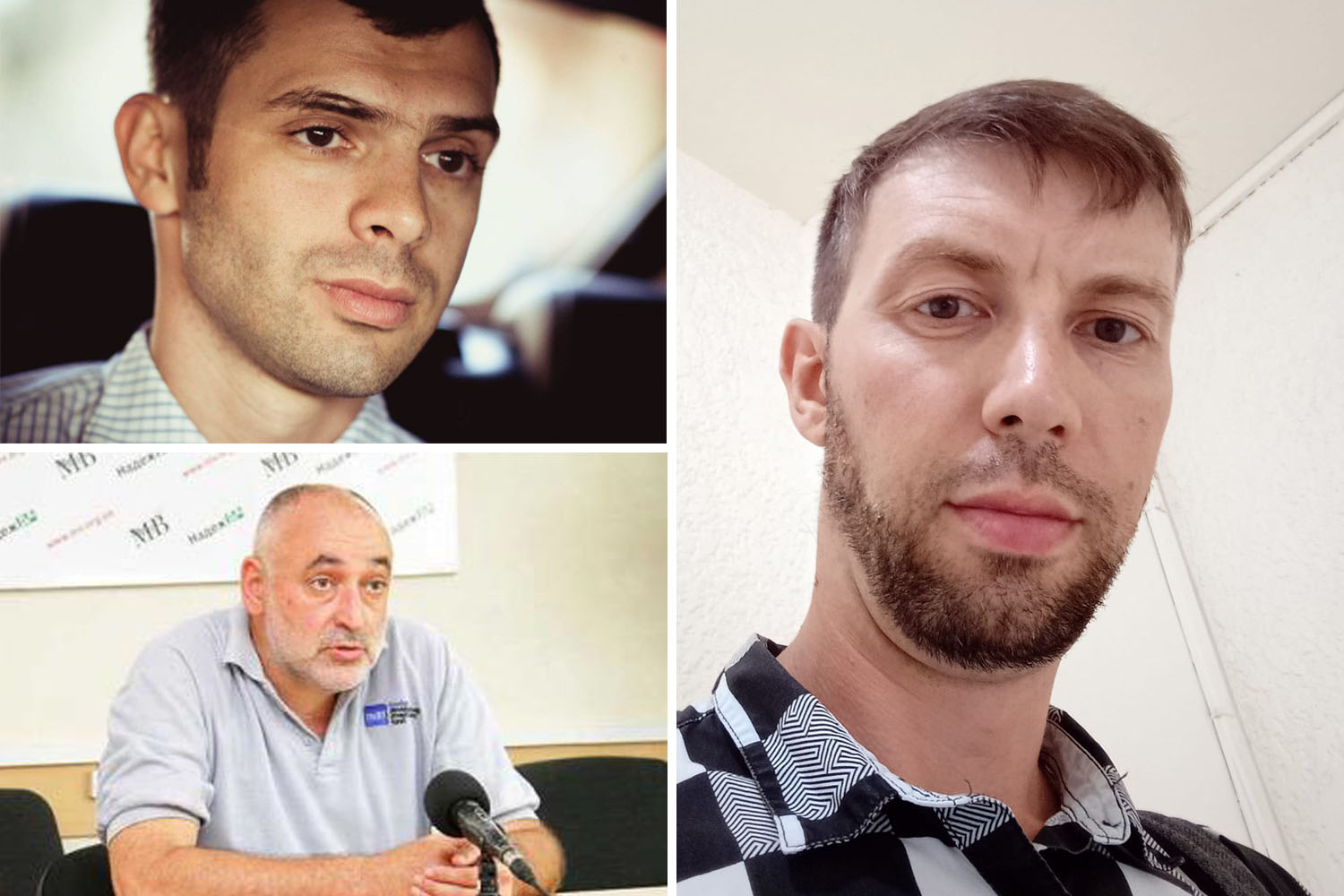 עולים מצביעים לראשונה, מימין ובכיוון השעון: סשה גלדיקס, מיכאל קומוק ודימה קאז'דן (צילומים: אלבומים פרטיים) עולים מצביעים לראשונה, מימין ובכיוון השעון: סשה גלדיקס, מיכאל קומוק ודימה קאז'דן (צילומים: אלבומים פרטיים)