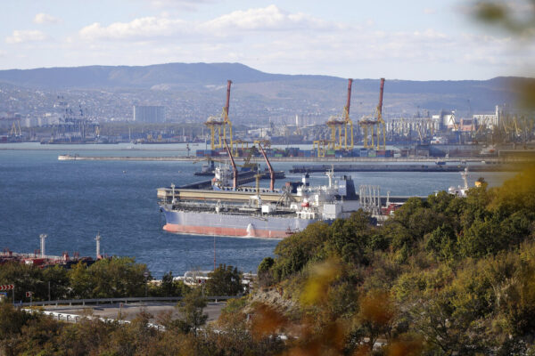 מכלית נפט רוסית (צילום: AP Photo, File)