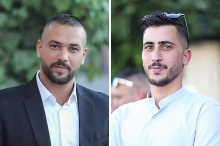 ההרוגים בתאונת העבודה בגבעת זאב: מחמוד חמאמרה (מימין) ומוחמד איברהים אל-קאיסי