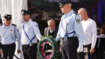 טקס לציון 12 שנים לאסון הכרמל (צילום: דוברות המשרד לביטחון הפנים)