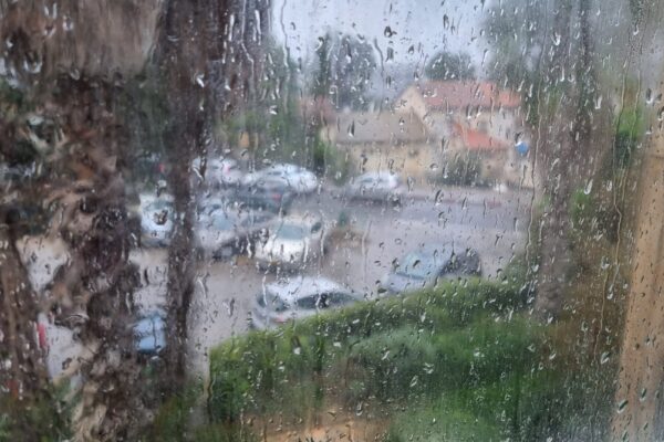 גשם בירושלים (צילום: דוד טברסקי)