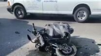 זירת התאונה בבאר שבע (צילום: דוברות מד"א)