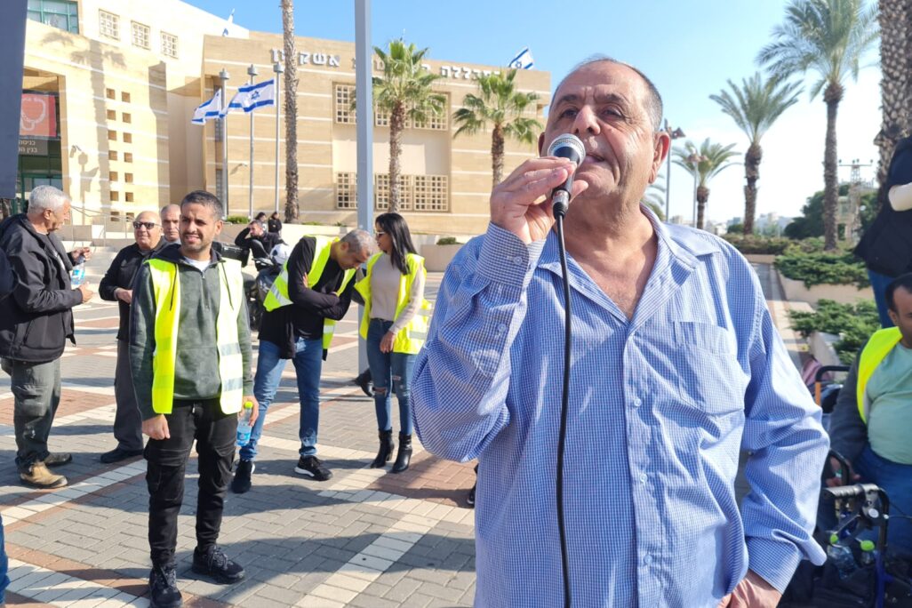 יו"ר מרחב אשקלון בהסתדרות, רמי גואטה (צילום ארכיון: הדס יום טוב)