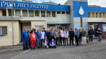 עובדי מחלבות רמת הגולן (צילום: דוברות ההסתדרות)