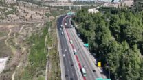 כביש 1 (צילום רחפן: טרגט מרקט)