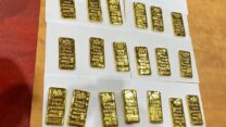 20 מטילי זהב נתפסו במעבר אלנבי (צילום: רשות המיסים)