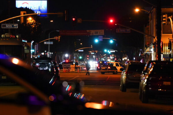 אירוע ירי במונטריי פארק, סמוך ללוס אנג׳לס (צילום: AP Photo/Jae C. Hong)