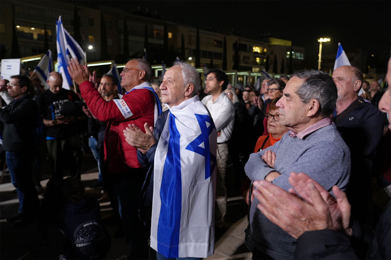 הפגנה בתל אביב (צילום: ג'וליה לרמה)