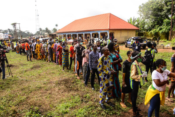 בחירות בניגריה, 2020 (צילום: Olukayode Jaiyeola/NurPhoto via Getty Images)
