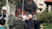 שריפה ביישוב חורפיש (צילום: כבאות והצלה צפון)