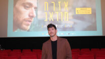 עידן חגואל, במאי הסרט "אזרח מודאג", בפרמיירת הסרט (צילום: רפי דלויה)