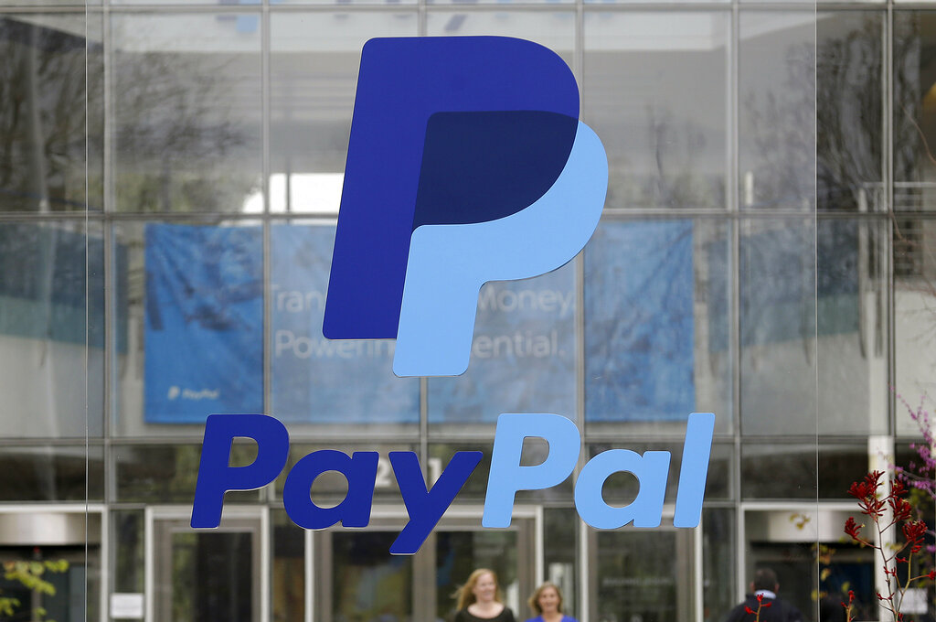 משרדי חברת התשלומים PayPal בסן חוזה, קליפורניה (צילום: AP/Jeff Chiu)