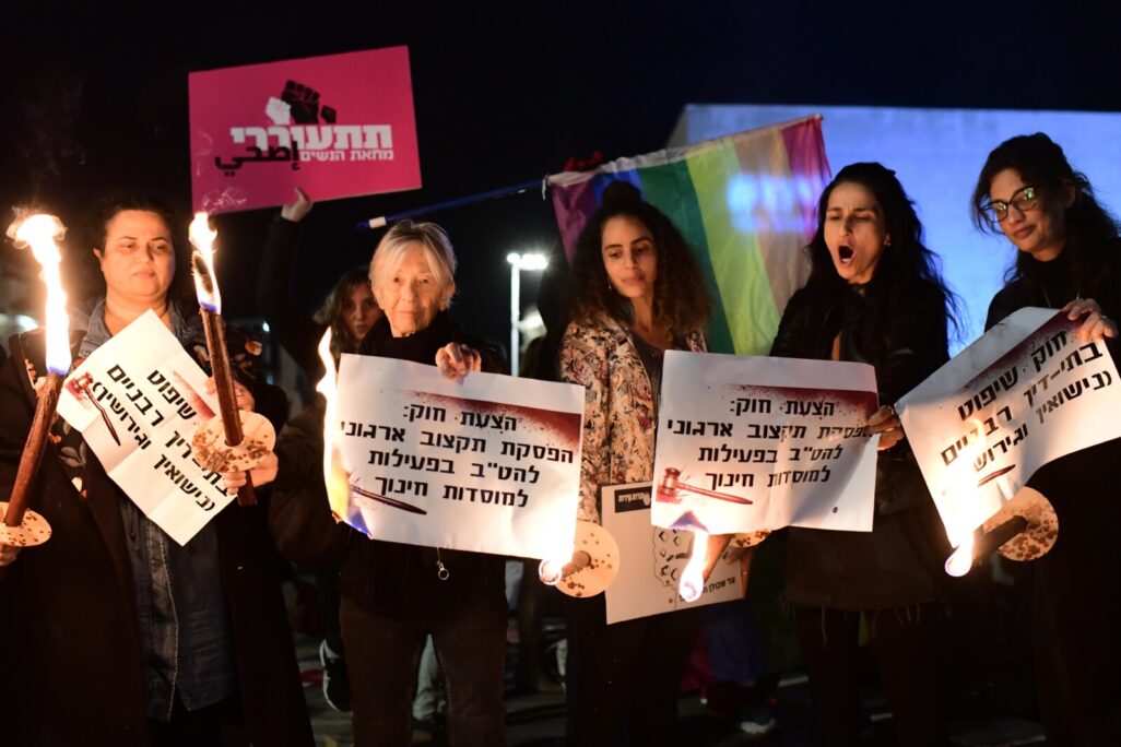 מחאת הנשים נגד הרפורמה במערכת המשפט (צילום: תומר ניוברג/פלאש90)