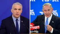 בנימין נתניהו ויאיר לפיד (צילום: פלאש 90)