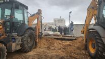 זירת תאונת עבודה במכללת סמי שמעון באשדוד (צילום ארכיון: מינהל הבטיחות במשרד העבודה)