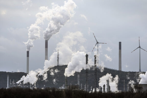 תחנת כוח מבוססת פחם בגרמניה (צילום: AP Photo/Martin Meissner, File)