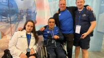 איאד שלבי וורוניקה גירנקו בגביע העולם באיטליה (צילום: באדיבות המצולמים)