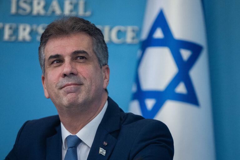 שר האנרגיה, אלי כהן. הצפי לסיום הפרויקט הוא 2029 (צילום: יונתן זינדל, פלאש90)